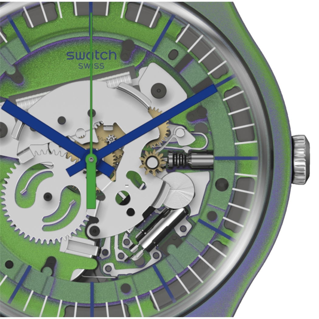 Swatch Suom117 SHIMMER GREEN Kol Saati