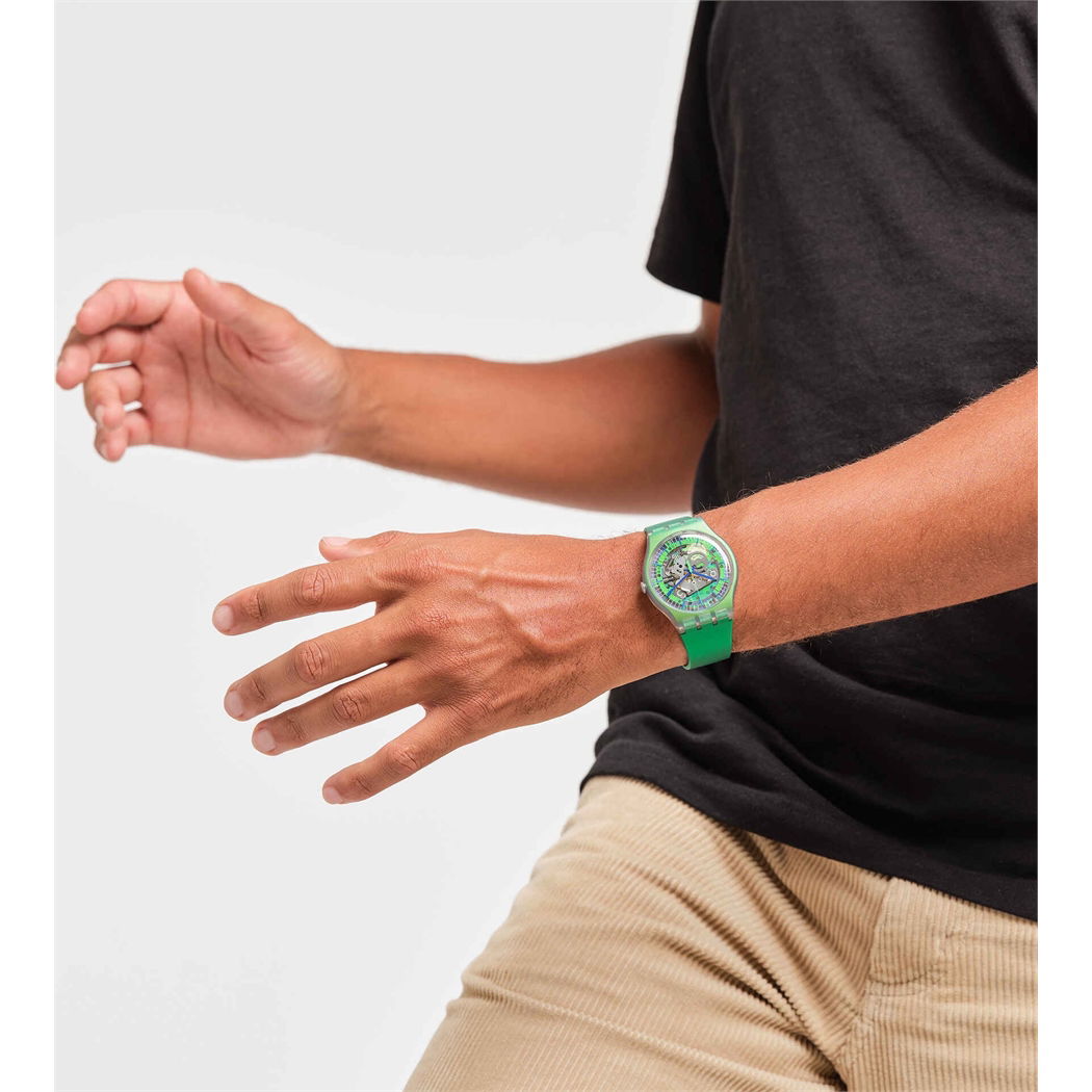 Swatch Suom117 SHIMMER GREEN Kol Saati