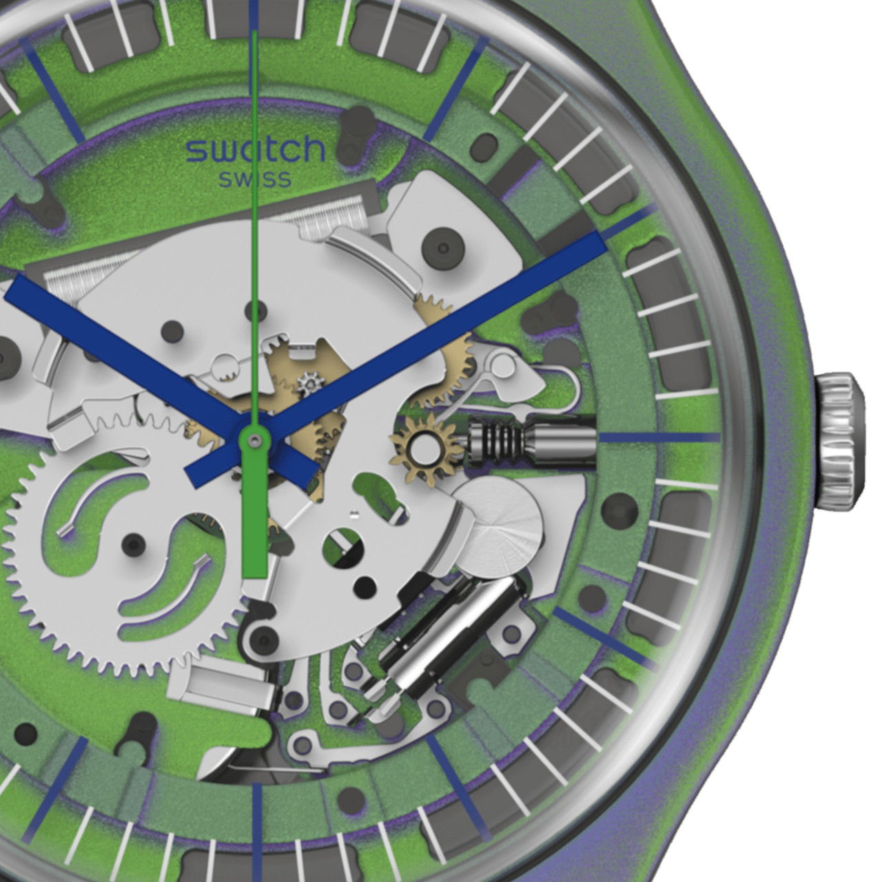 Swatch Suom117 SHIMMER GREEN Kol Saati