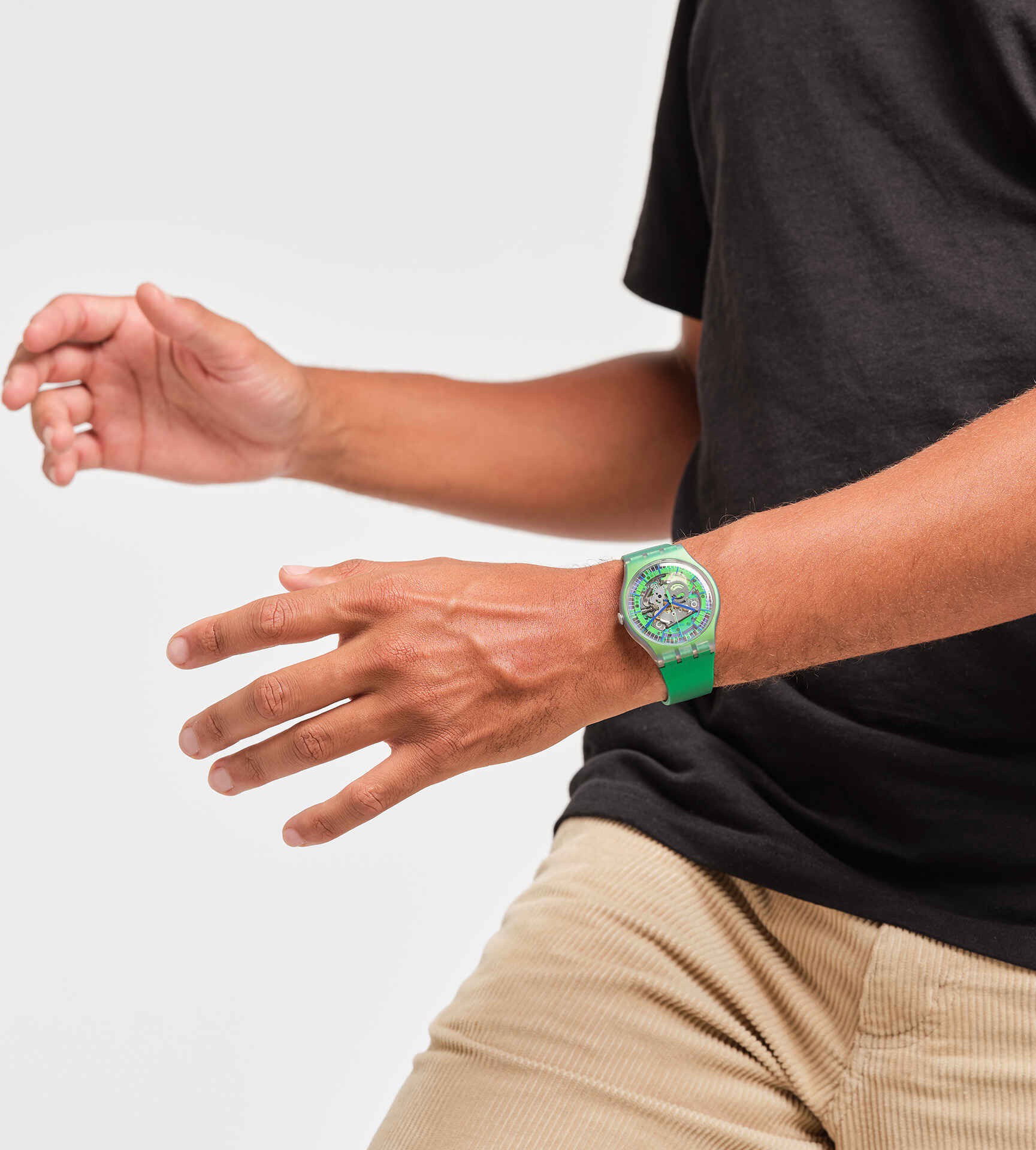 Swatch Suom117 SHIMMER GREEN Kol Saati