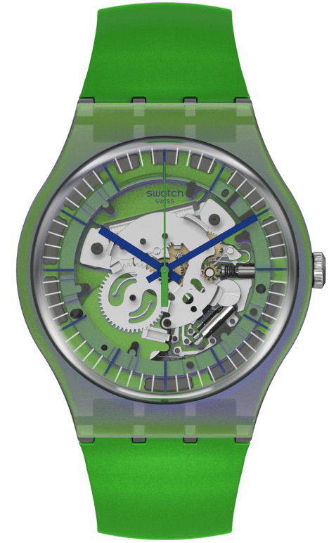 Swatch Suom117 SHIMMER GREEN Kol Saati