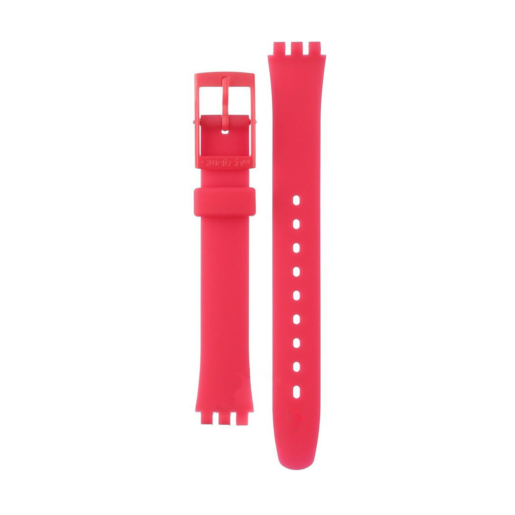 Swatch Pembe Silikon Kordon Alr123c