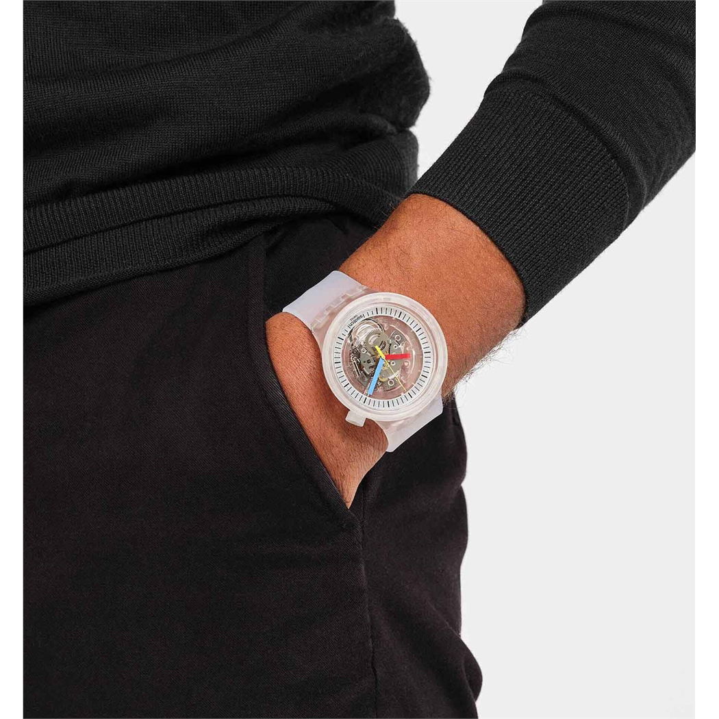 Swatch Sb01k100 CLEARLY BOLD Kol Saati