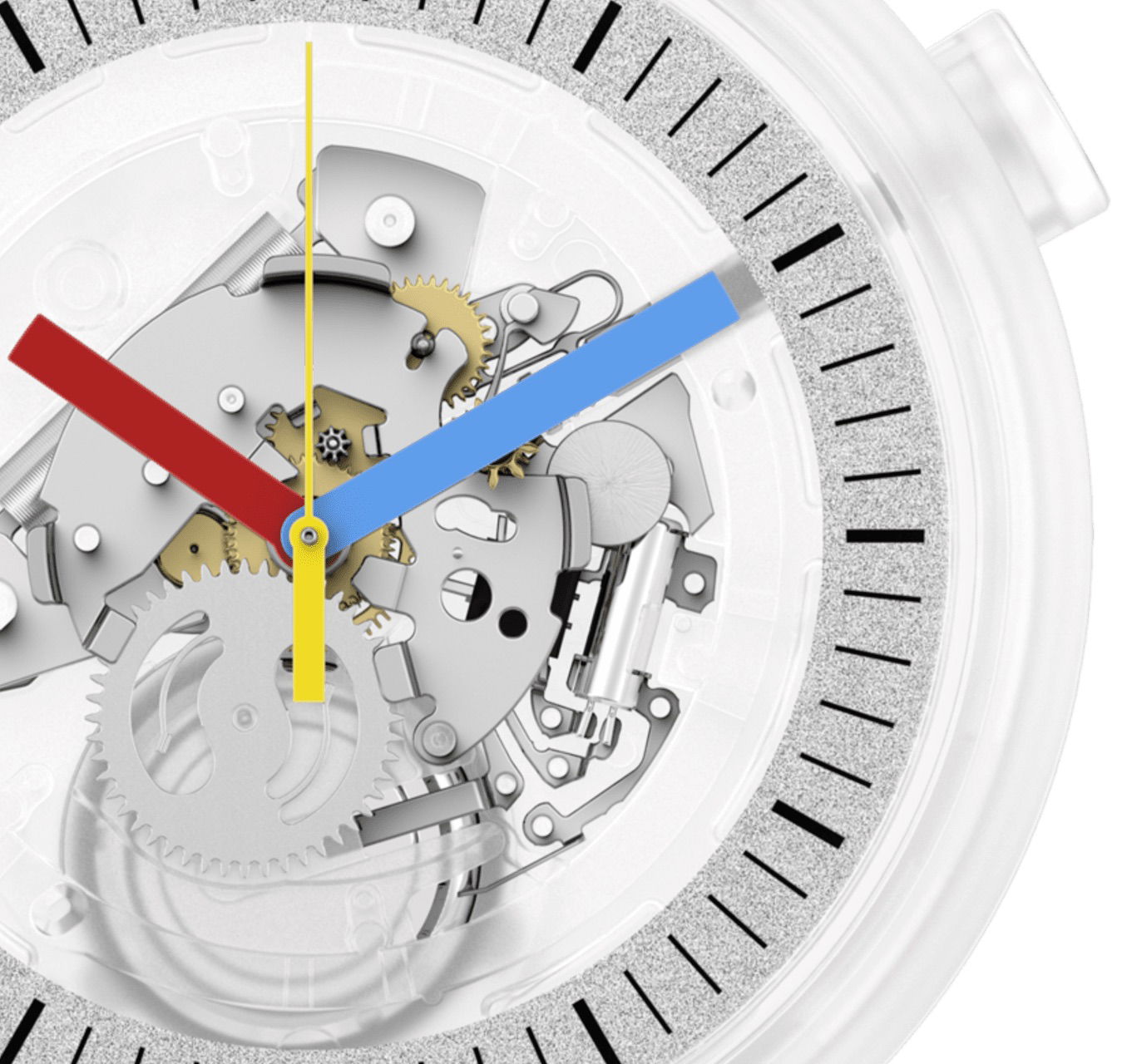 Swatch Sb01k100 CLEARLY BOLD Kol Saati