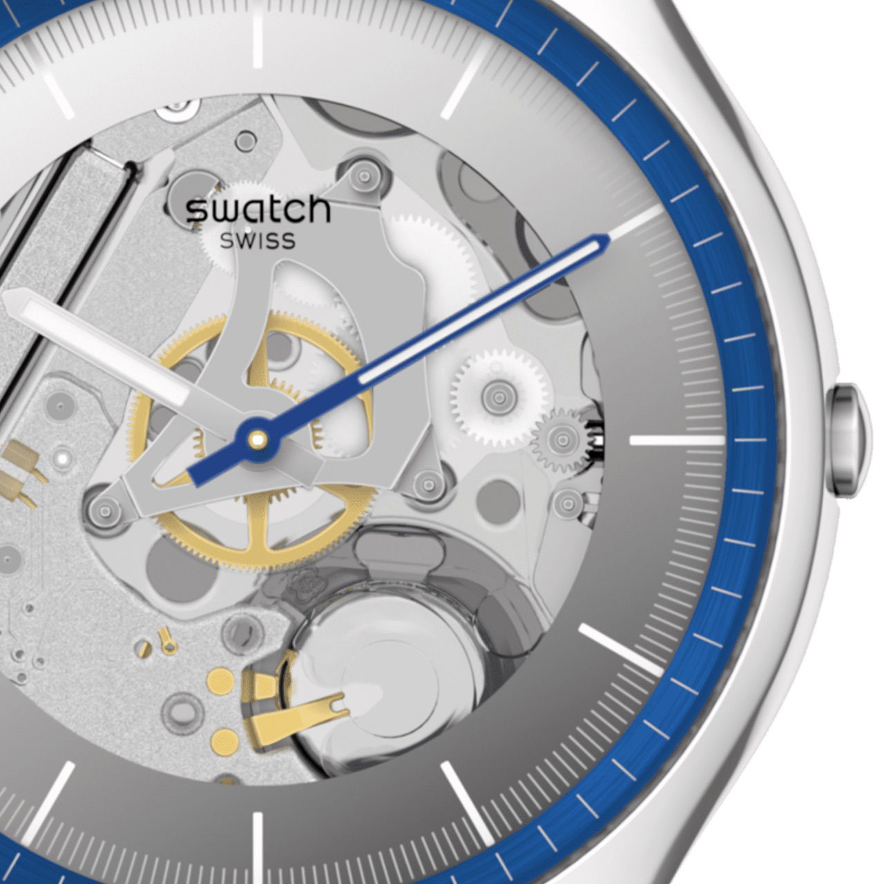 Swatch Ss07s116gg RINGING IN BLUE Kol Saati