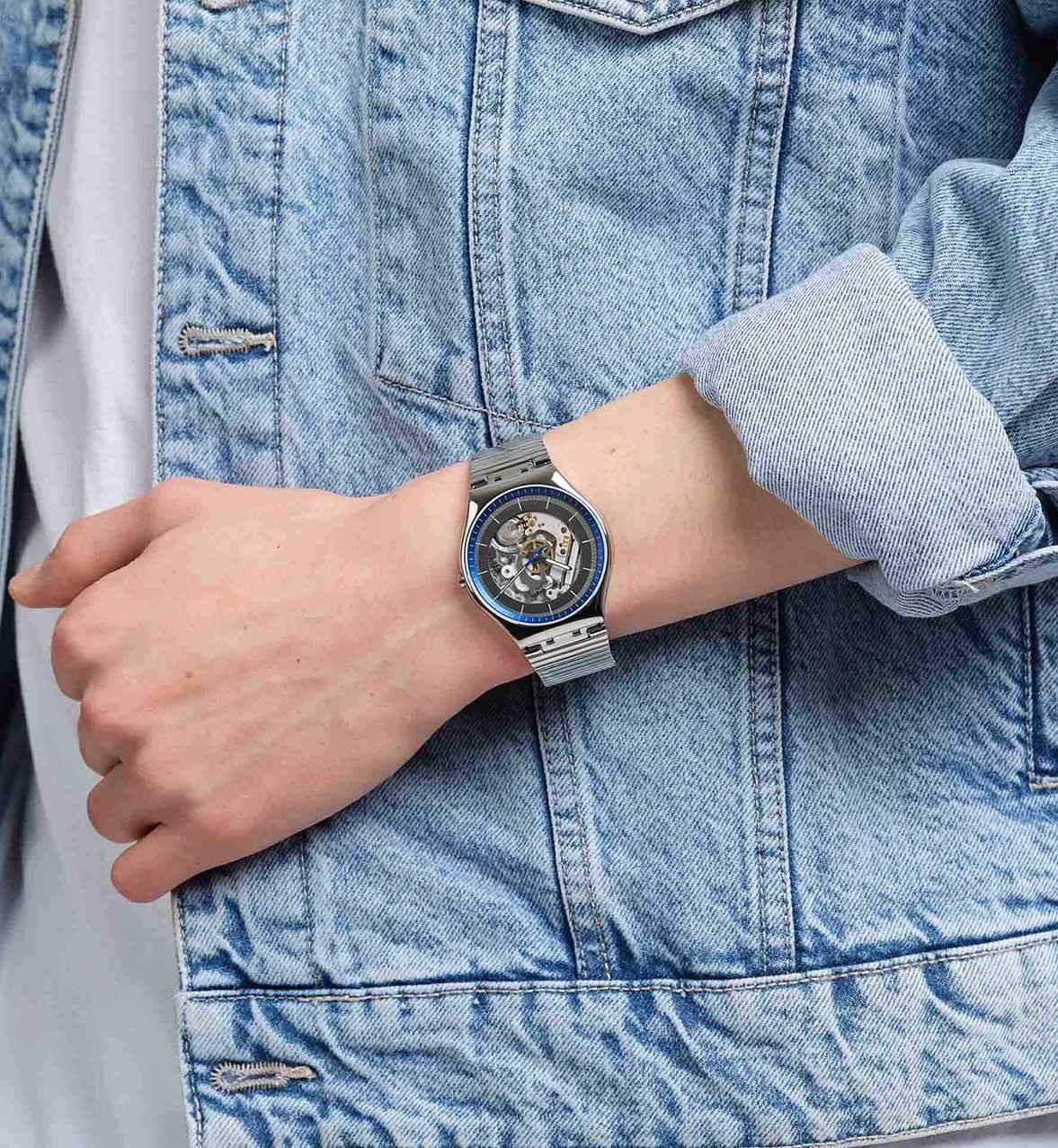 Swatch Ss07s116gg RINGING IN BLUE Kol Saati