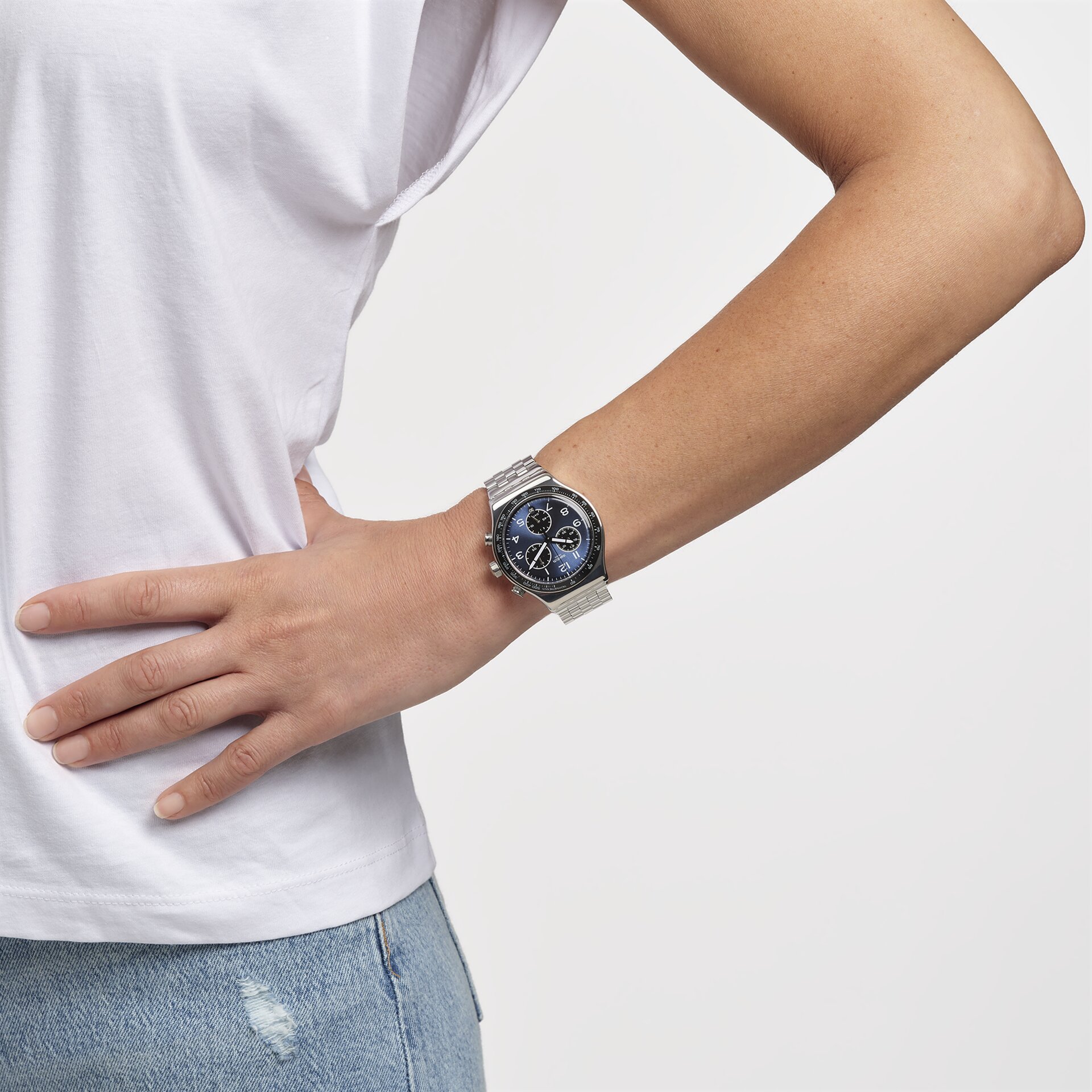 Swatch Irony Boxengasse YVS423GC Erkek Quartz Saat