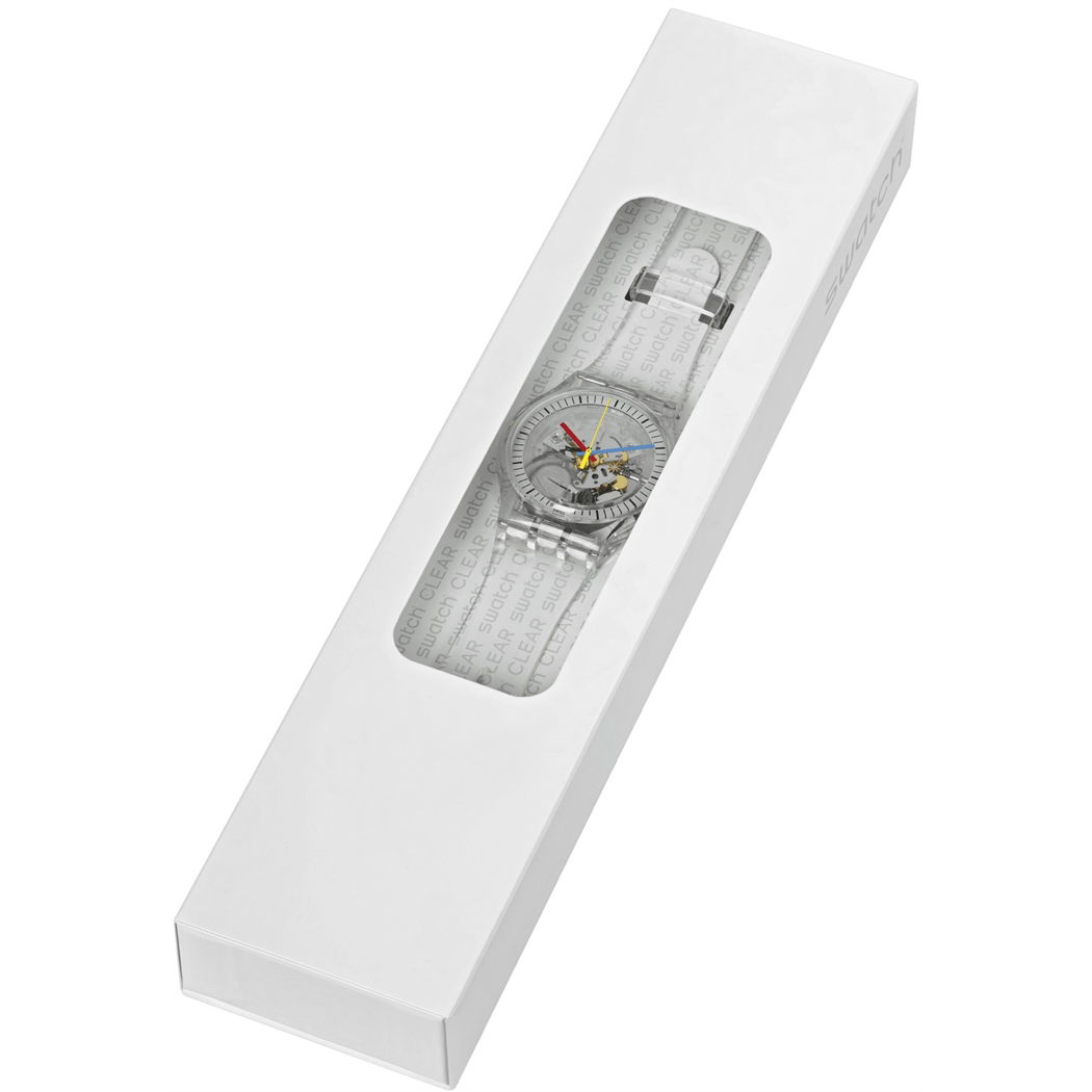 Swatch So28k100 CLEARLY GENT Kol Saati