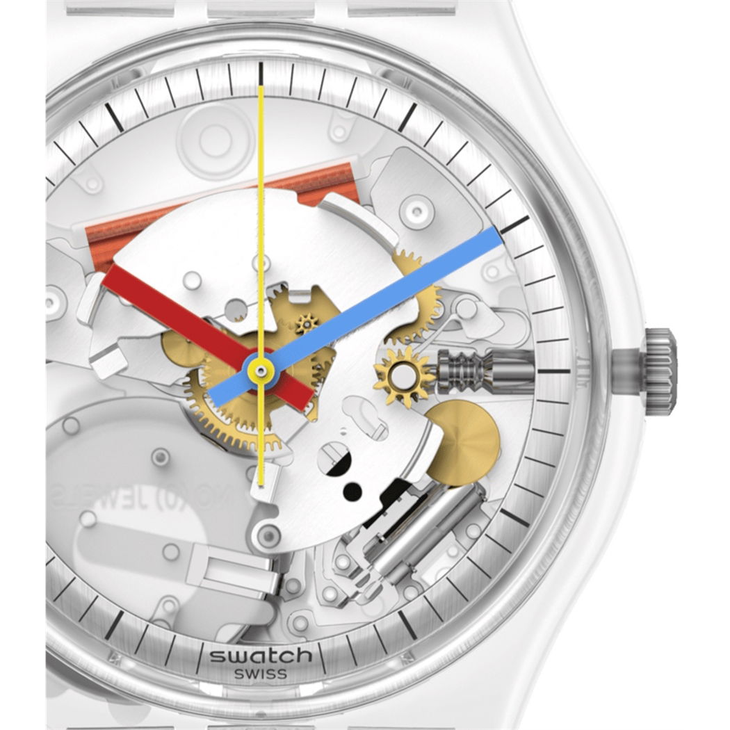 Swatch So28k100 CLEARLY GENT Kol Saati