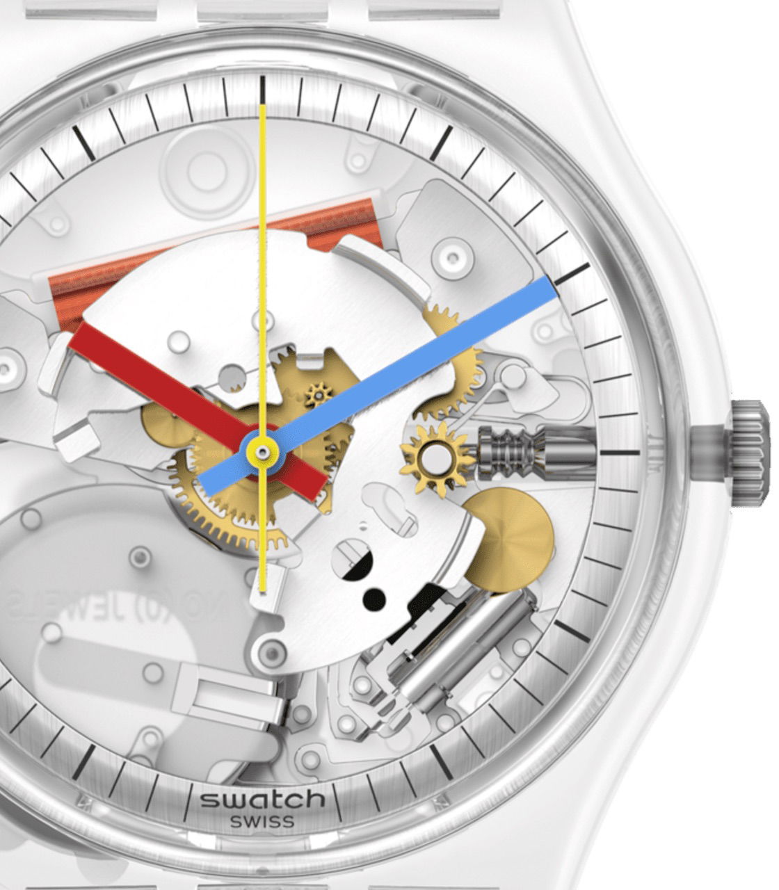 Swatch So28k100 CLEARLY GENT Kol Saati