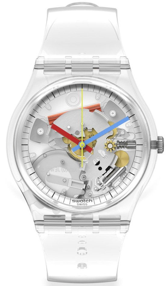 Swatch So28k100 CLEARLY GENT Kol Saati