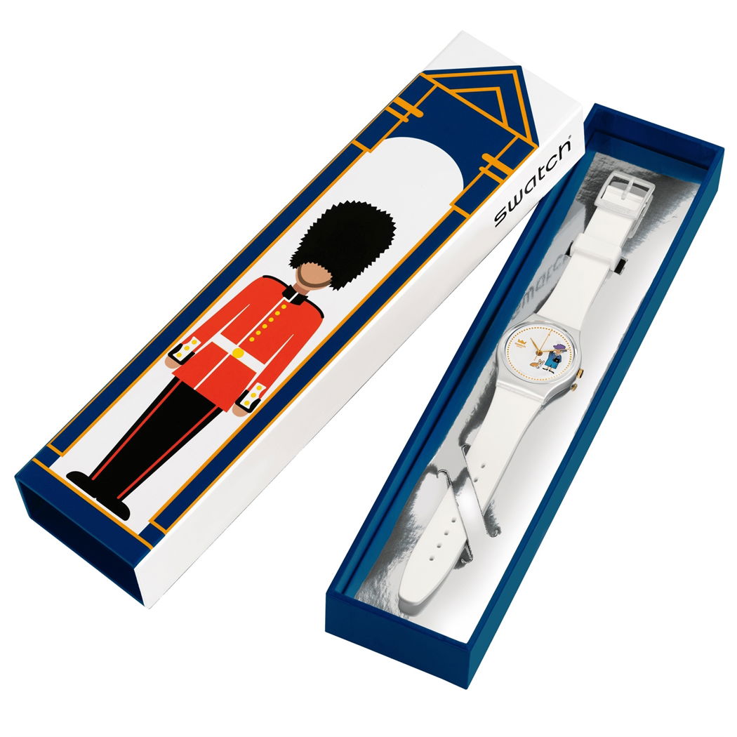 Swatch Gz711 HOW MAJESTIC Kraliçe 2. Elizabeth
