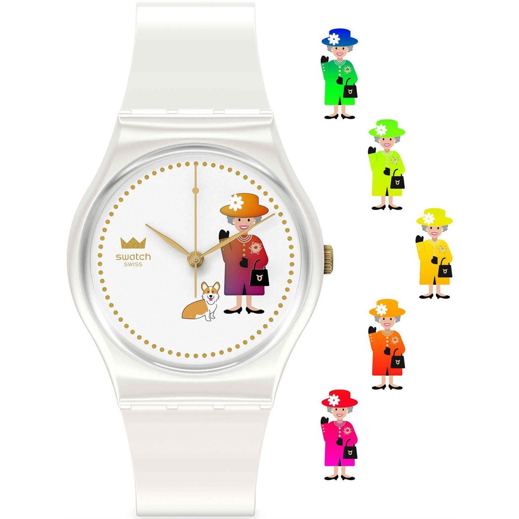 Swatch Gz711 HOW MAJESTIC Kraliçe 2. Elizabeth
