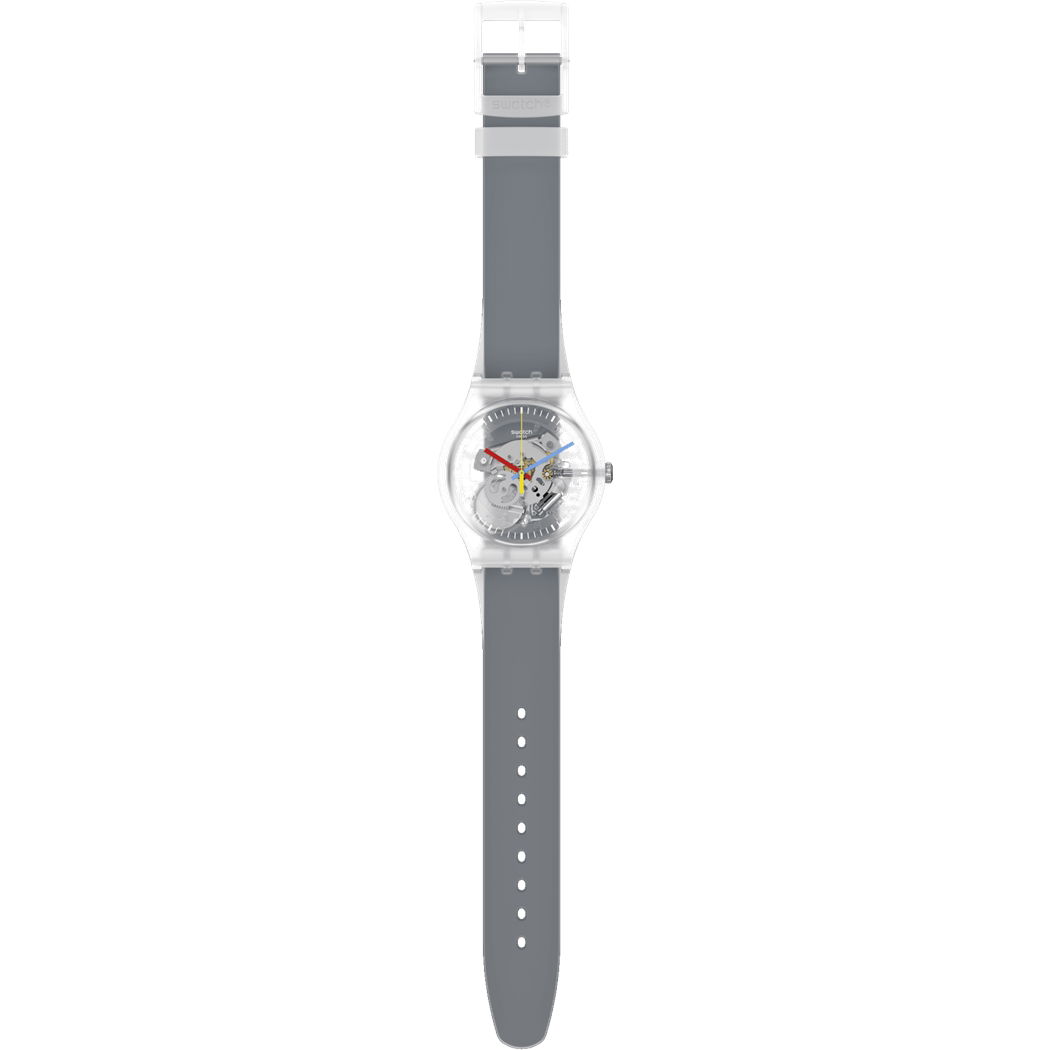 Swatch Suok157 CLEARLY BLACK STRIPED