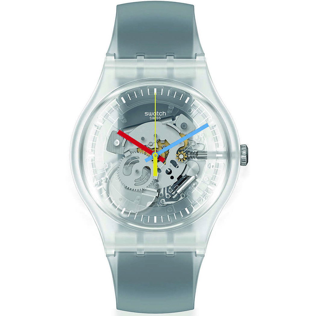 Swatch Suok157 CLEARLY BLACK STRIPED