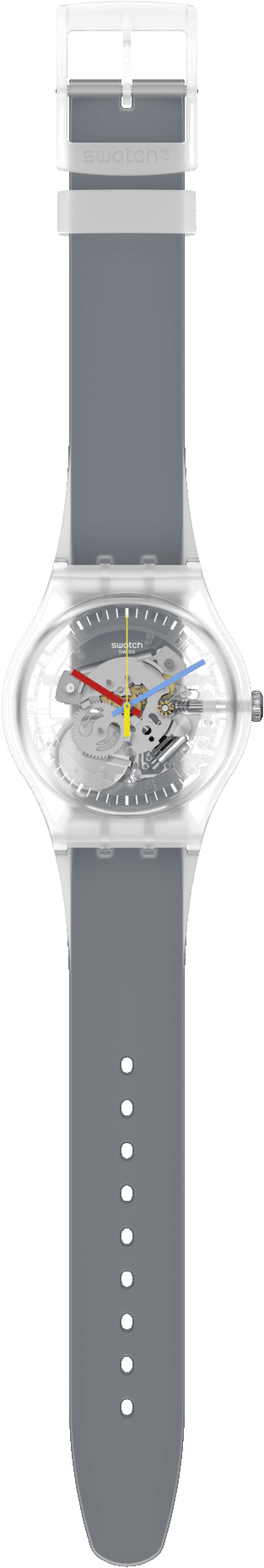 Swatch Suok157 CLEARLY BLACK STRIPED