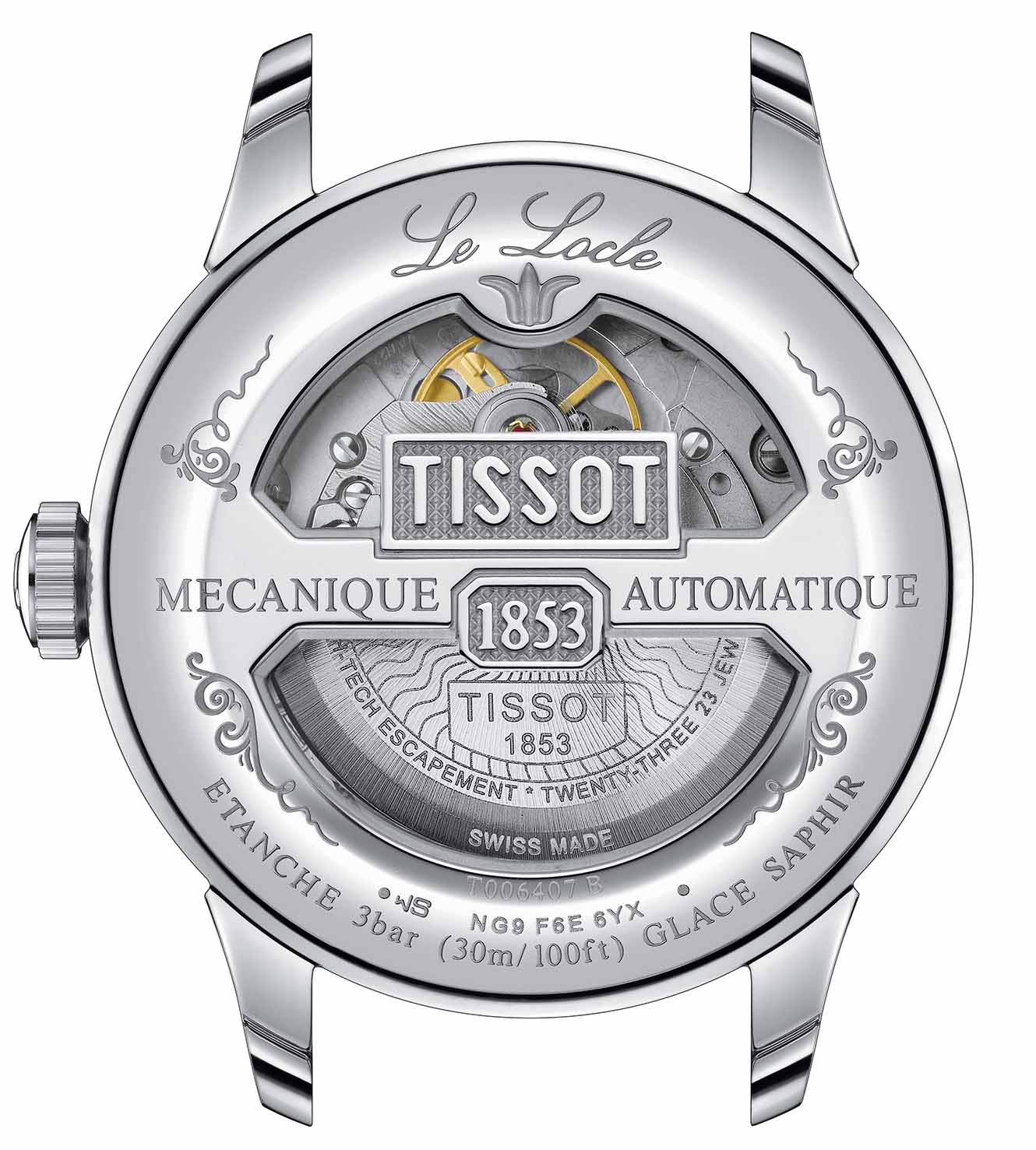 Tissot Le Locle 39.3mm T0064071104300 - Otomatik Erkek Kol Saati (T006.407.11.043.00)