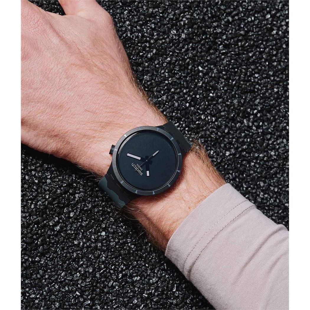 Swatch Sb03b110 BIG BOLD BIOCERAMIC BASALT