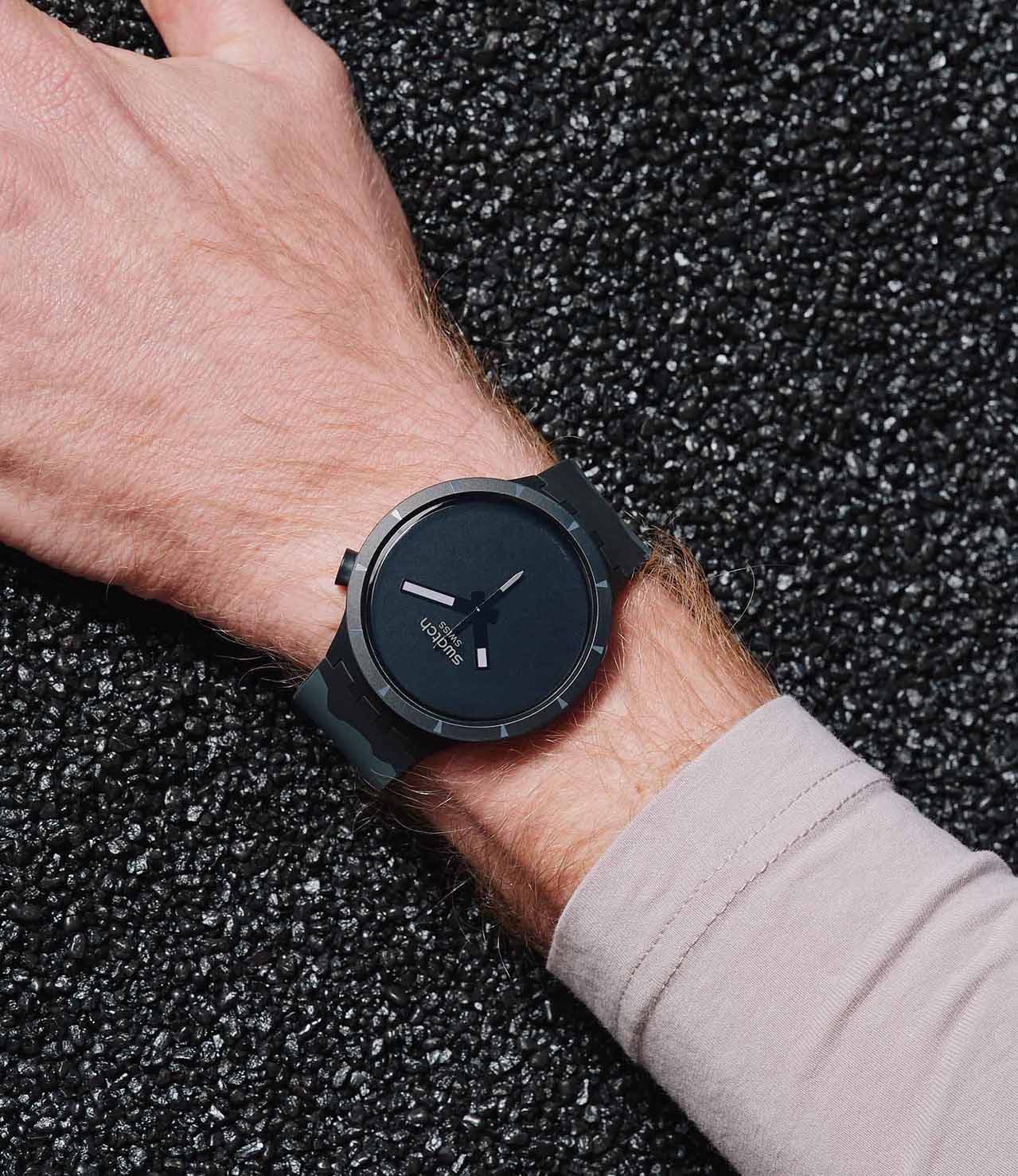 Swatch Sb03b110 BIG BOLD BIOCERAMIC BASALT