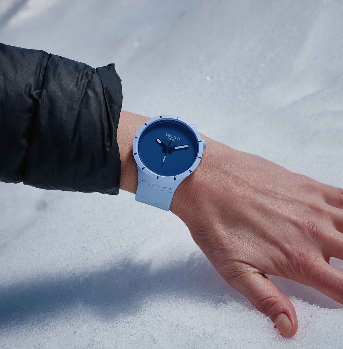 Swatch Sb03n102 BIG BOLD BIOCERAMIC ARCTIC