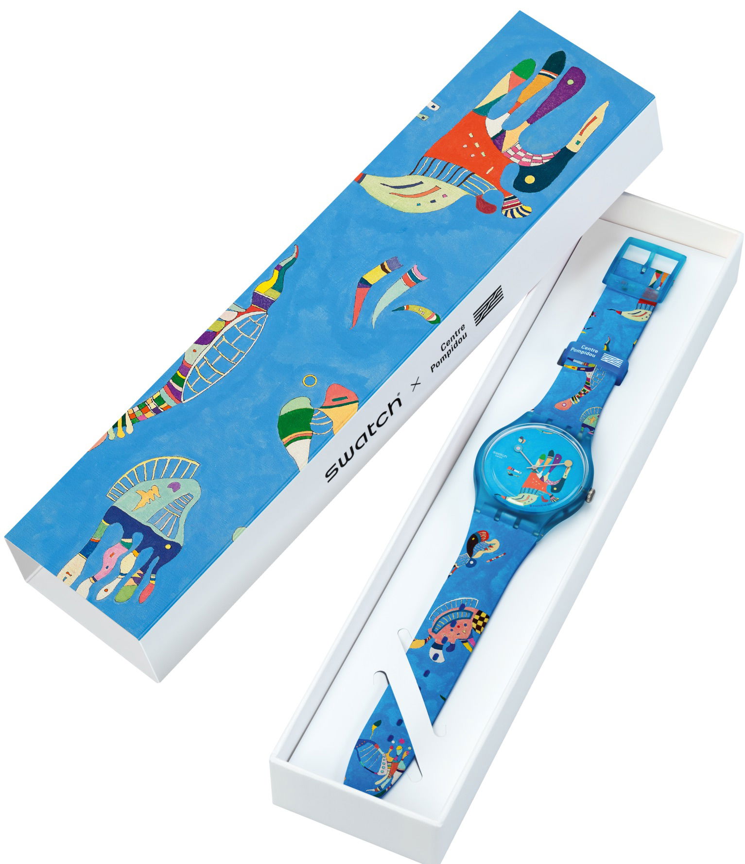 Swatch Suoz342 BLUE SKY, BY VASSILY KANDINSKY