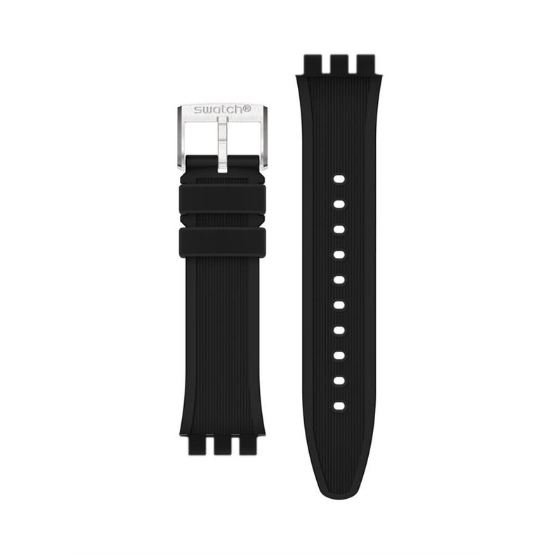 Swatch Siyah Silikon Kordon Sistem51 Irony Ayıs431