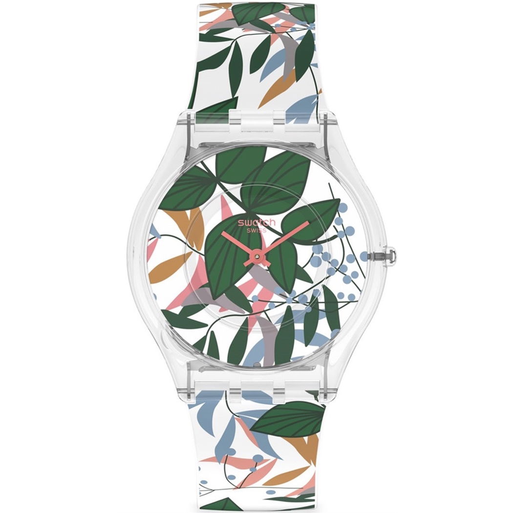 Swatch Ss08k111 LEAVES JUNGLE Kadın Saati