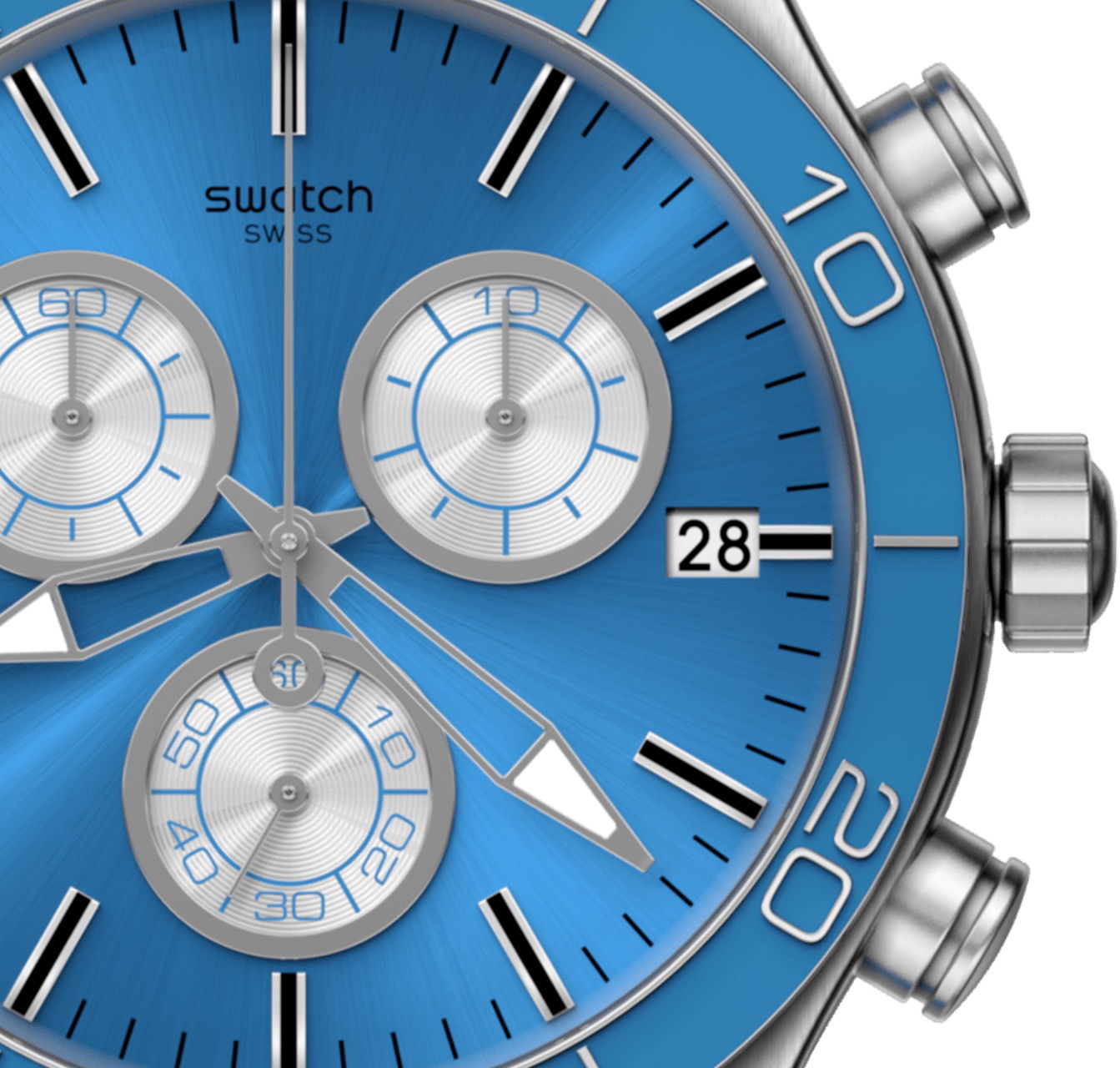 Swatch Yvs485 BLUE IS ALL Kol Saati