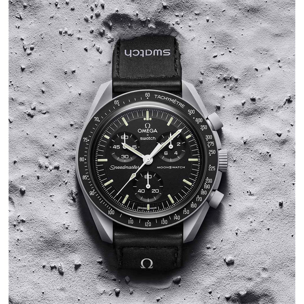 【美品・証明書付】OMEGA x Swatch SO33M100 グレー Swatch So33m100 MISSION TO THE MOON | Gündüz Saat