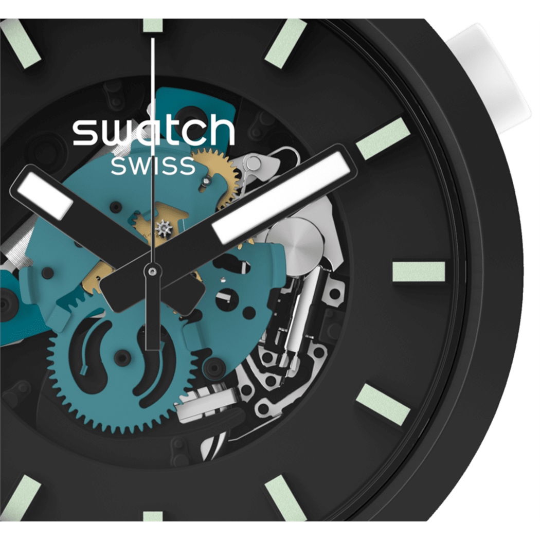 Swatch Sb03b107 NIGHT TRIP Erkek Kol Saati