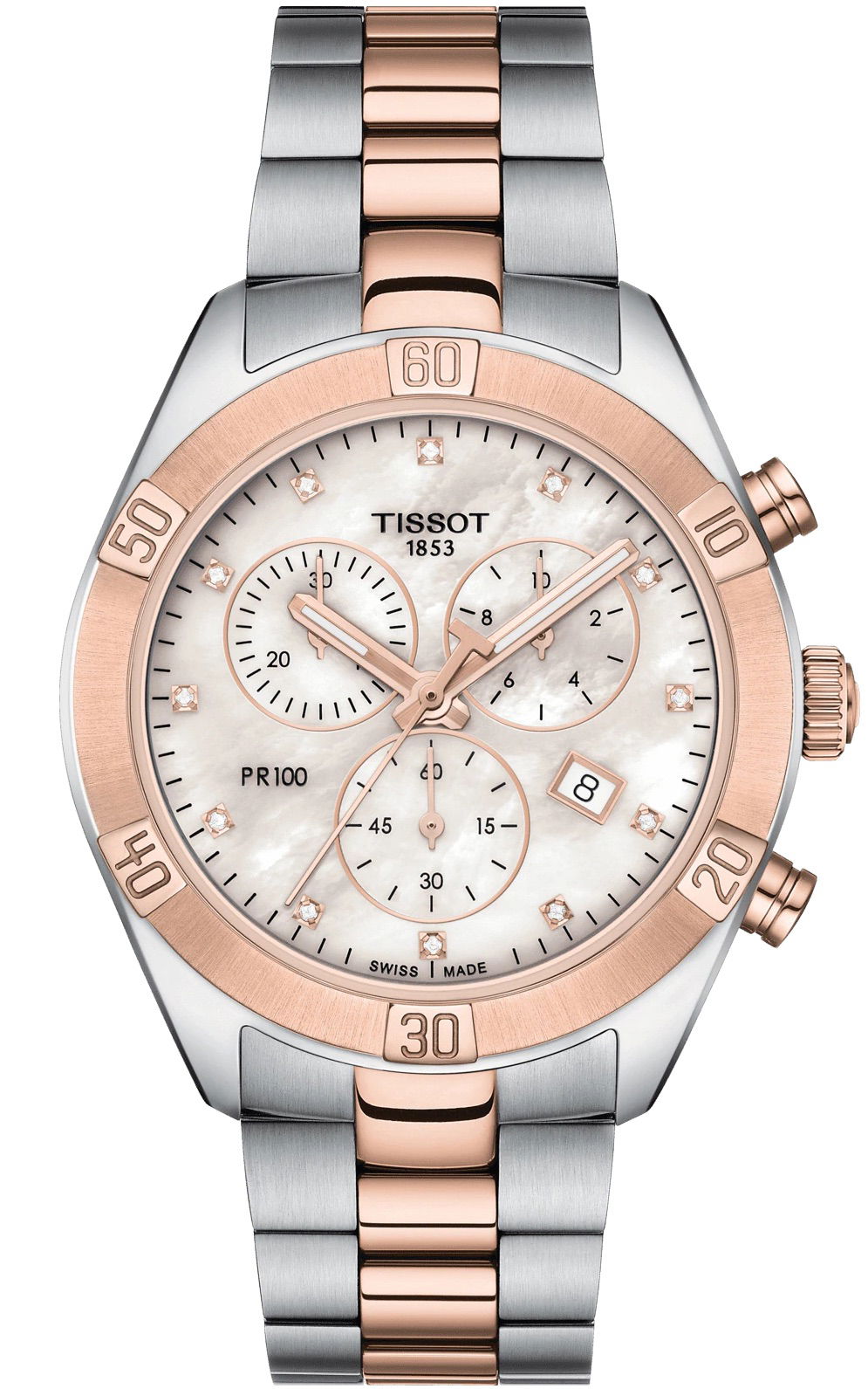 Tissot PR 100 Sport Chic 38mm T1019172211600 - Kadın Kol Saati (T101.917.22.116.00)