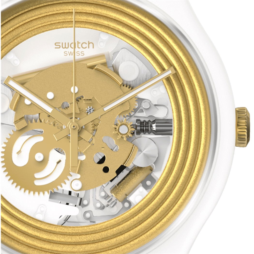 Swatch So29w107 GOLDEN RINGS WHITE
