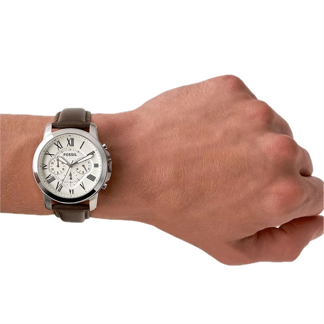 Fossil Ffs4735 Kronograf Kahverengi Deri Erkek Saati