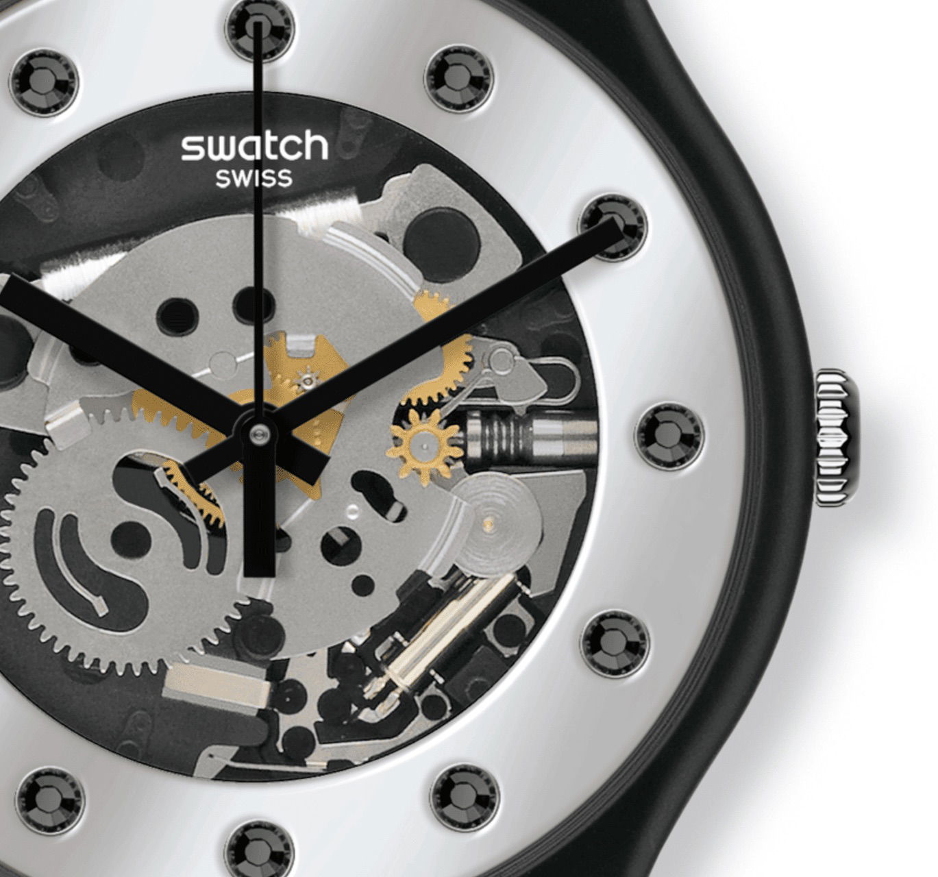 Swatch So29b109 SILVER GLAM AGAIN