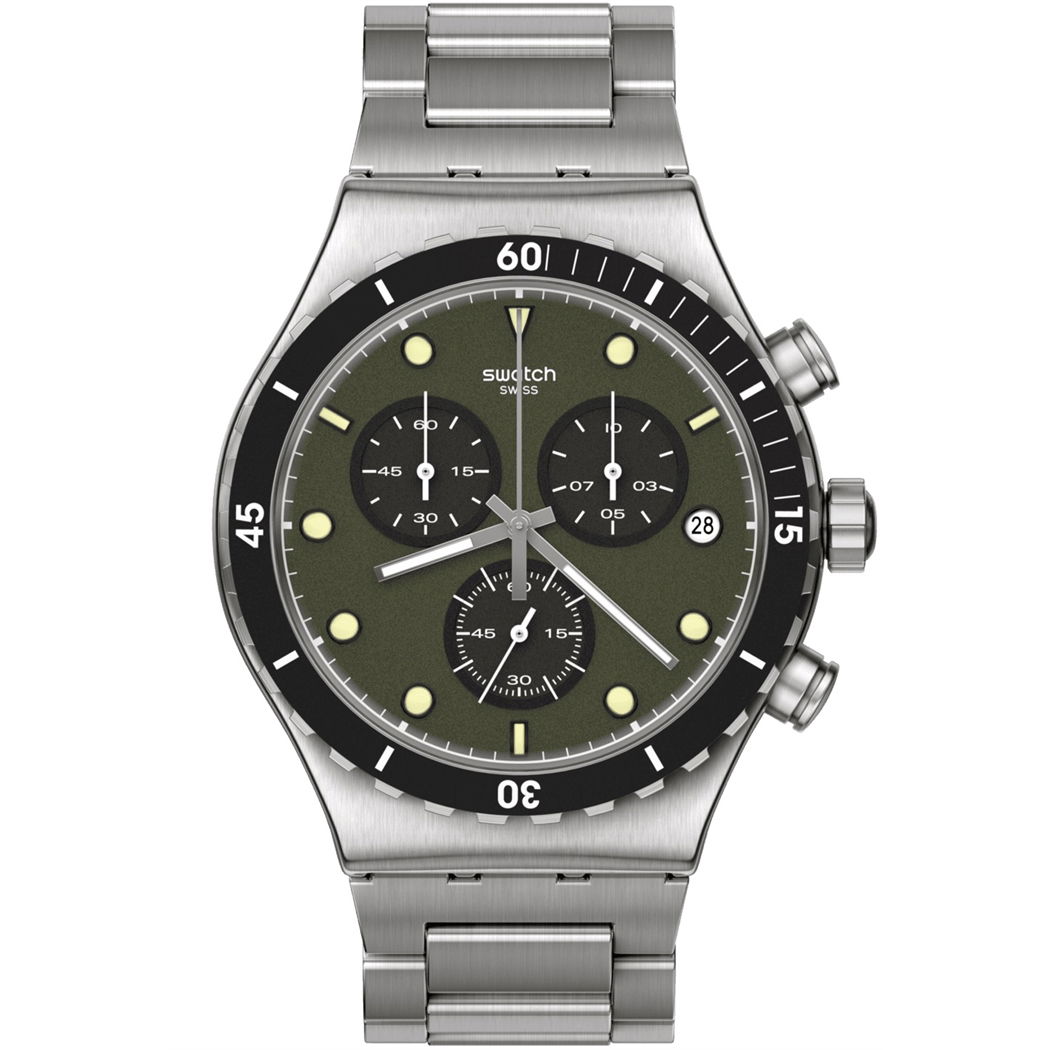 Swatch Yvs488g BACK IN KHAKI Erkek Saati