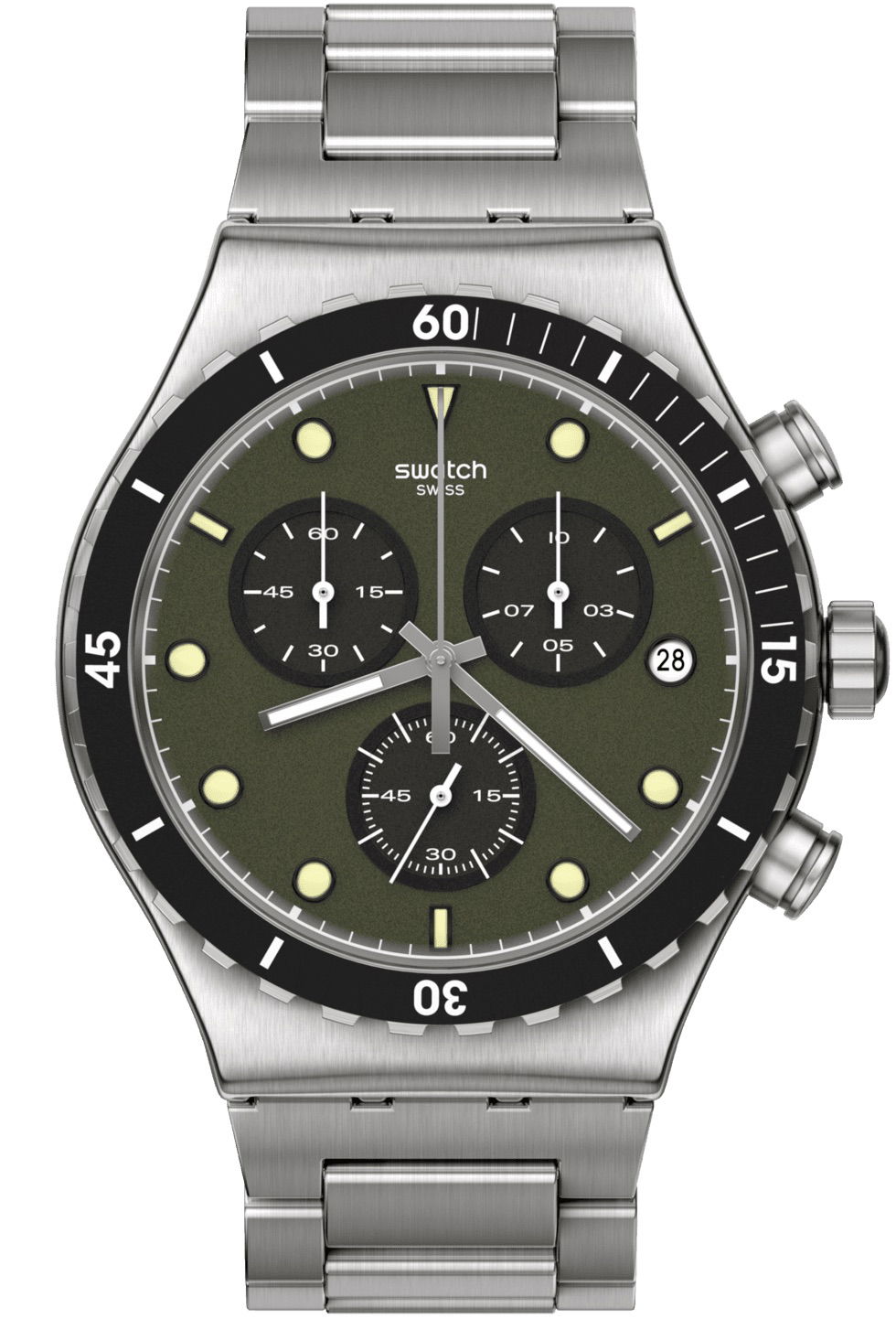 Swatch Yvs488g BACK IN KHAKI Erkek Saati