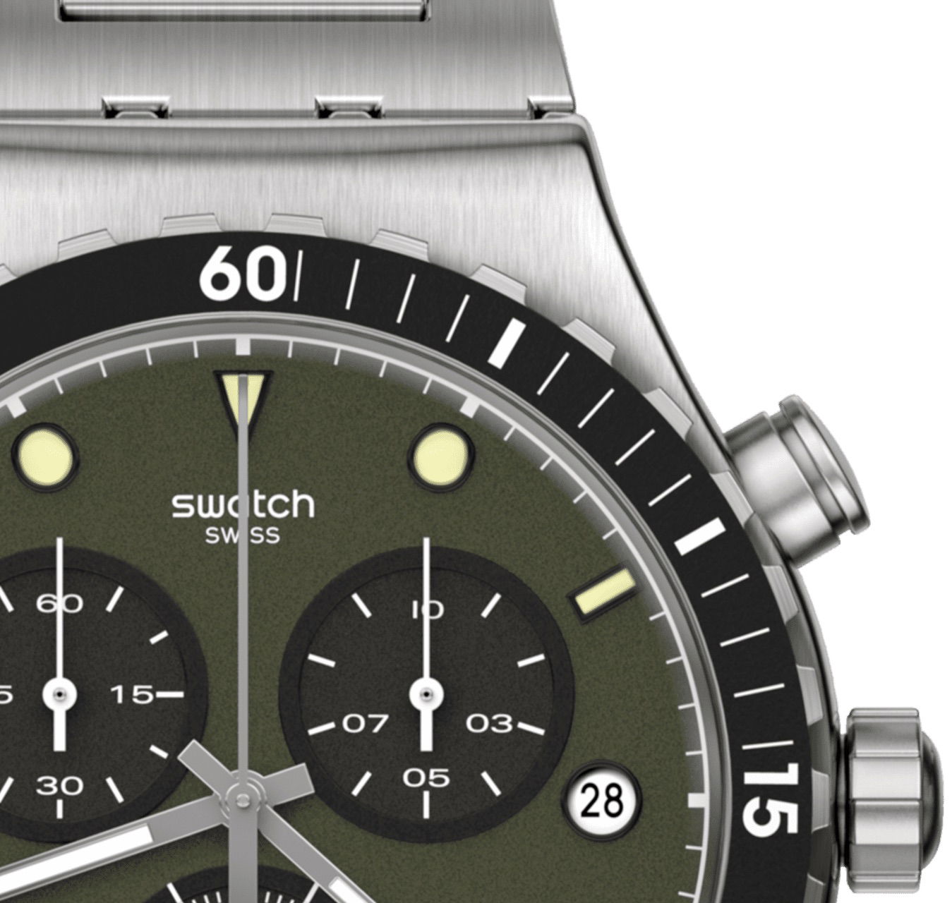 Swatch Yvs488g BACK IN KHAKI Erkek Saati