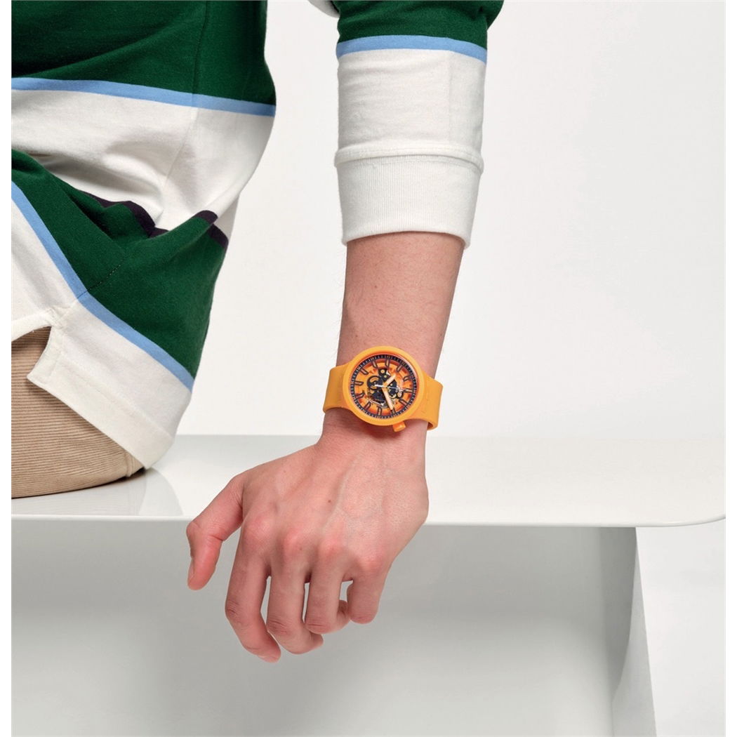 Swatch Sb01o101 FRESH ORANGE Kol Saati