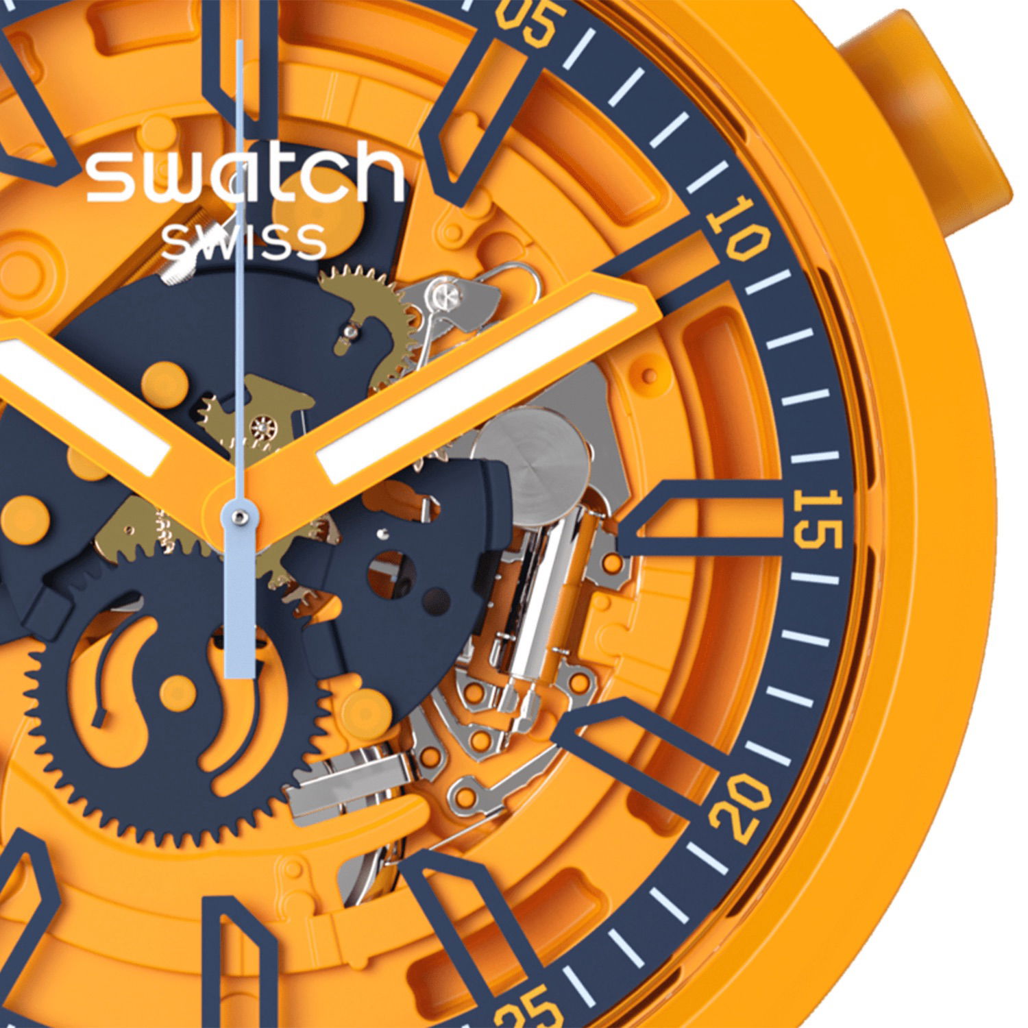 Swatch Sb01o101 FRESH ORANGE Kol Saati