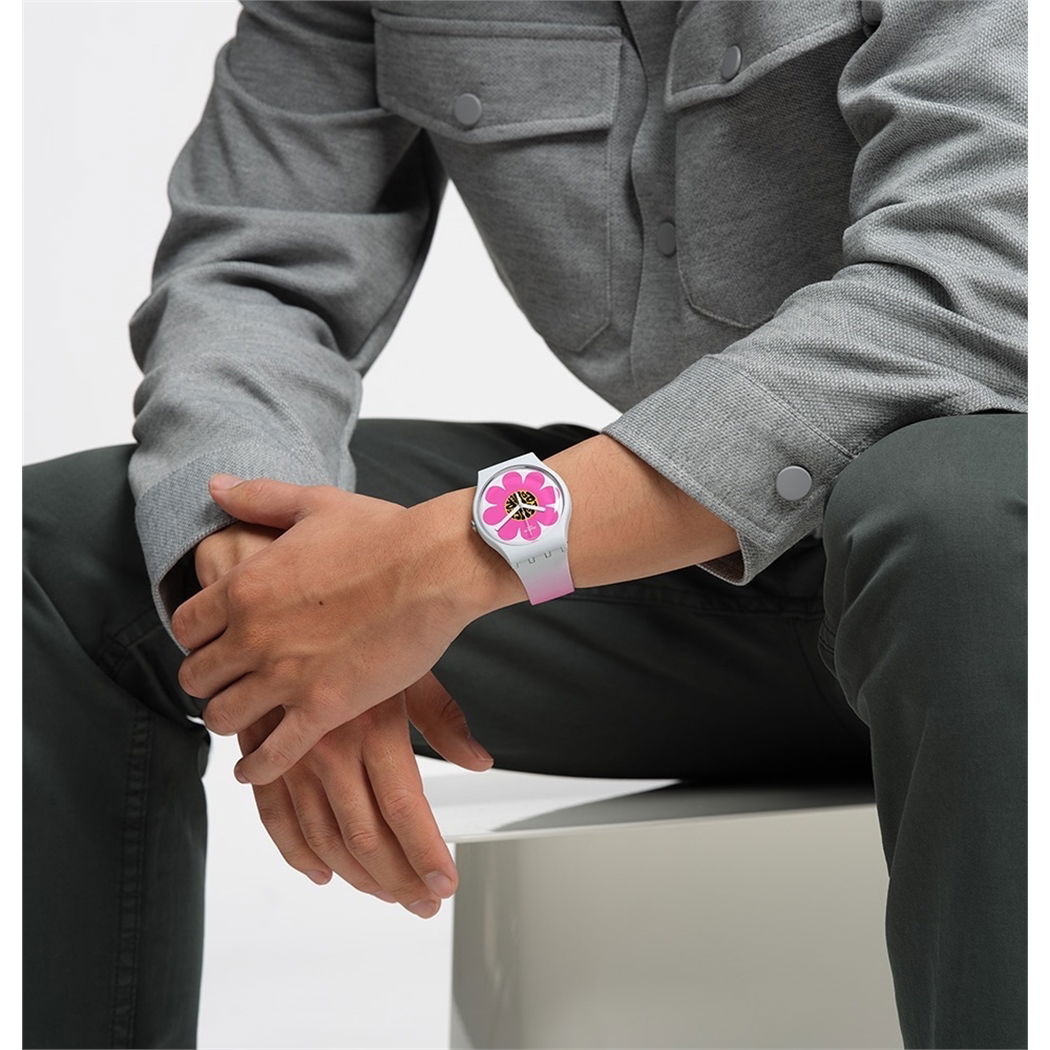 Swatch So32m104 FLOWER HOUR Kol Saati