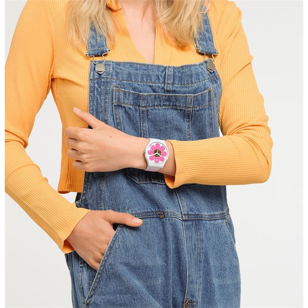 Swatch So32m104 FLOWER HOUR Kol Saati