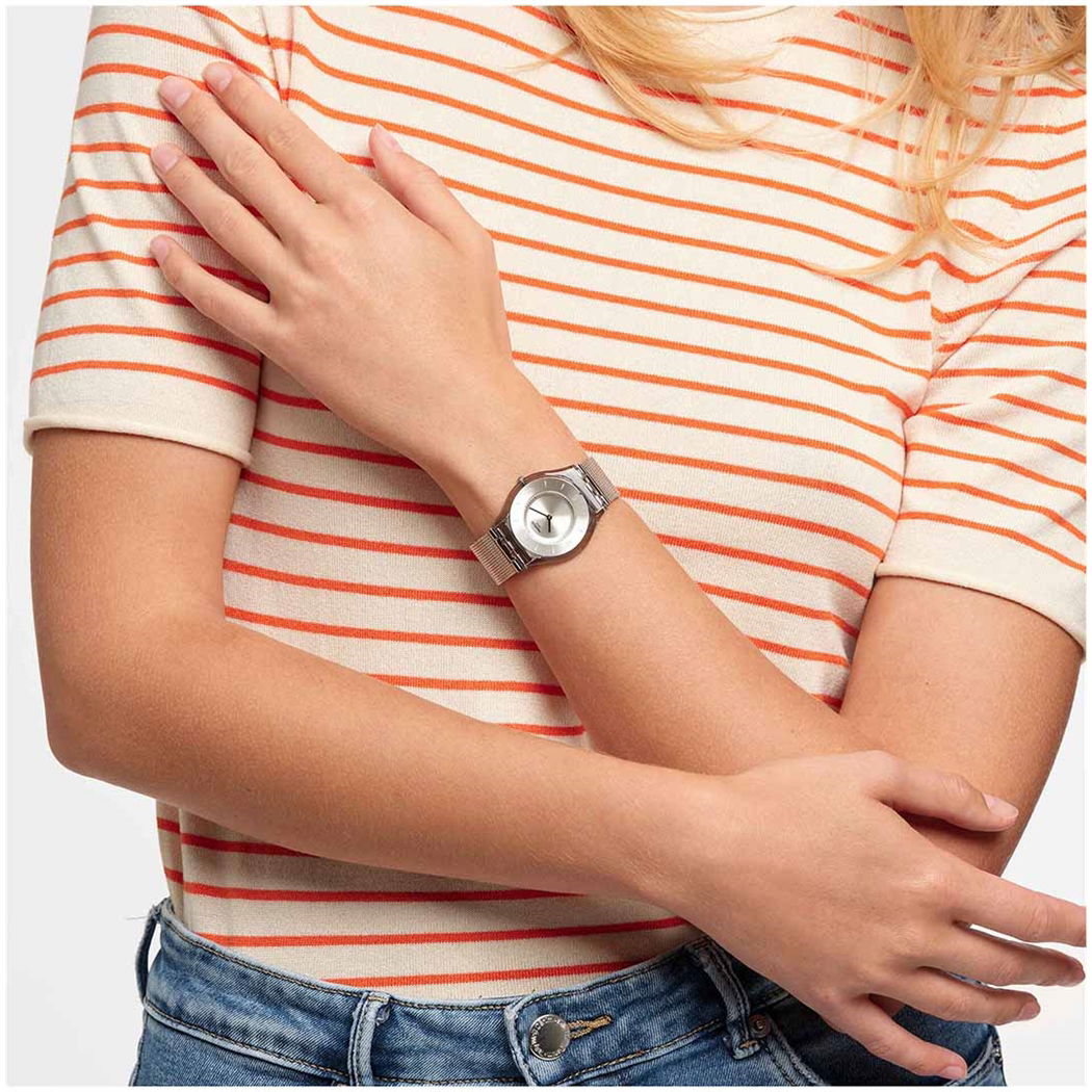 Swatch Ss08m100m METAL KNIT AGAIN