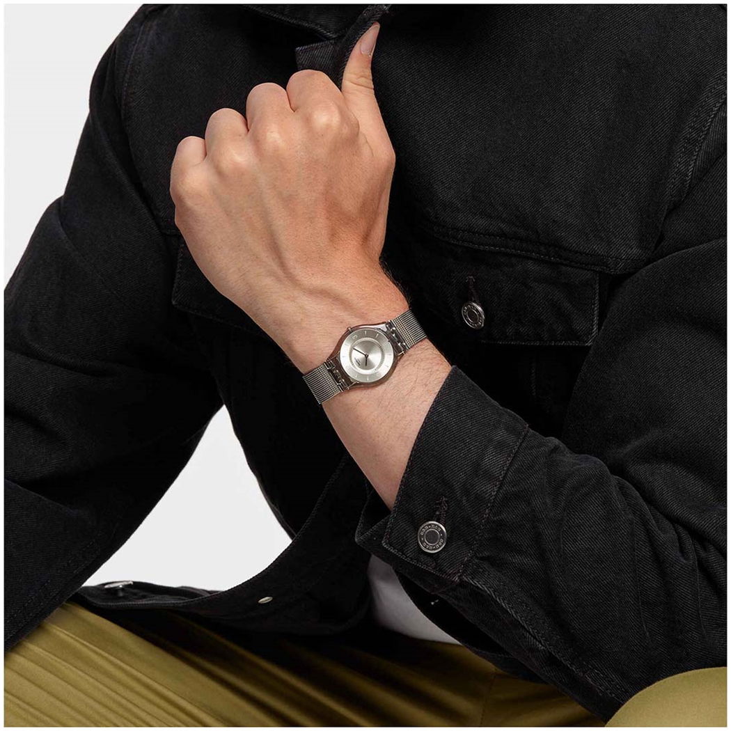 Swatch Ss08m100m METAL KNIT AGAIN