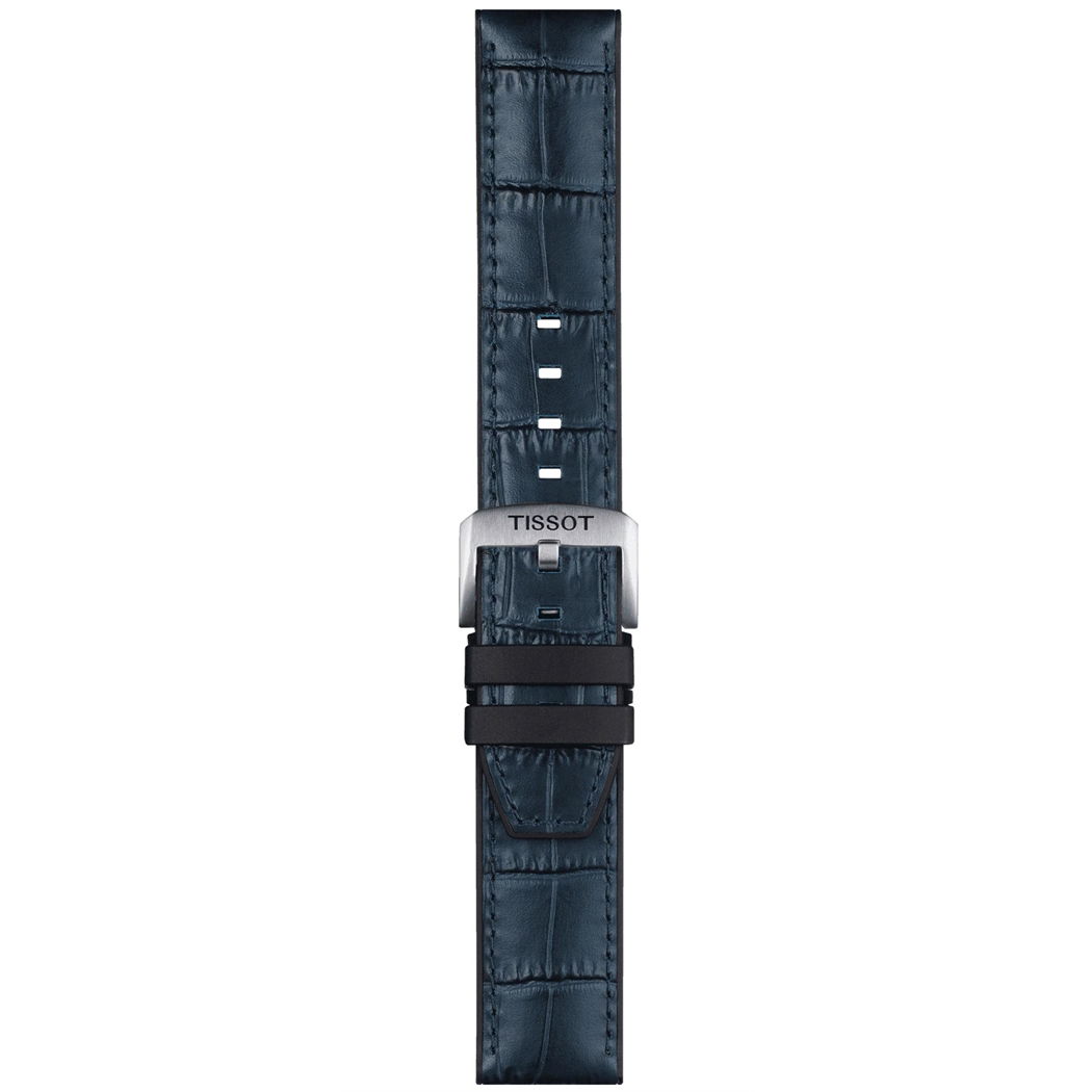 Tissot Orijinal Mavi Deri/Kauçuk Kayış (22 mm) T852.046.765