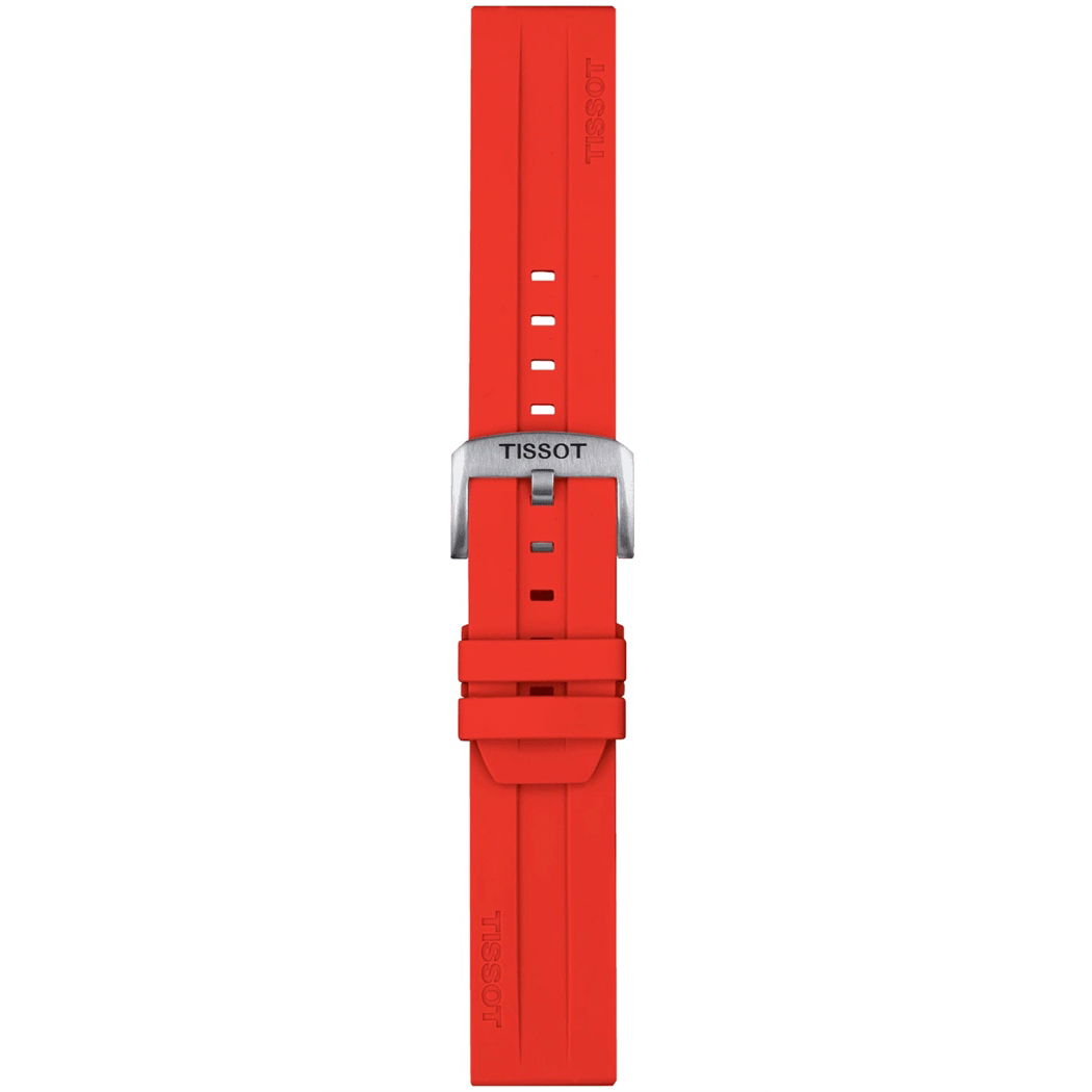 Tissot Orijinal Kırmızı Silikon Kayış (22 mm) T852.047.920