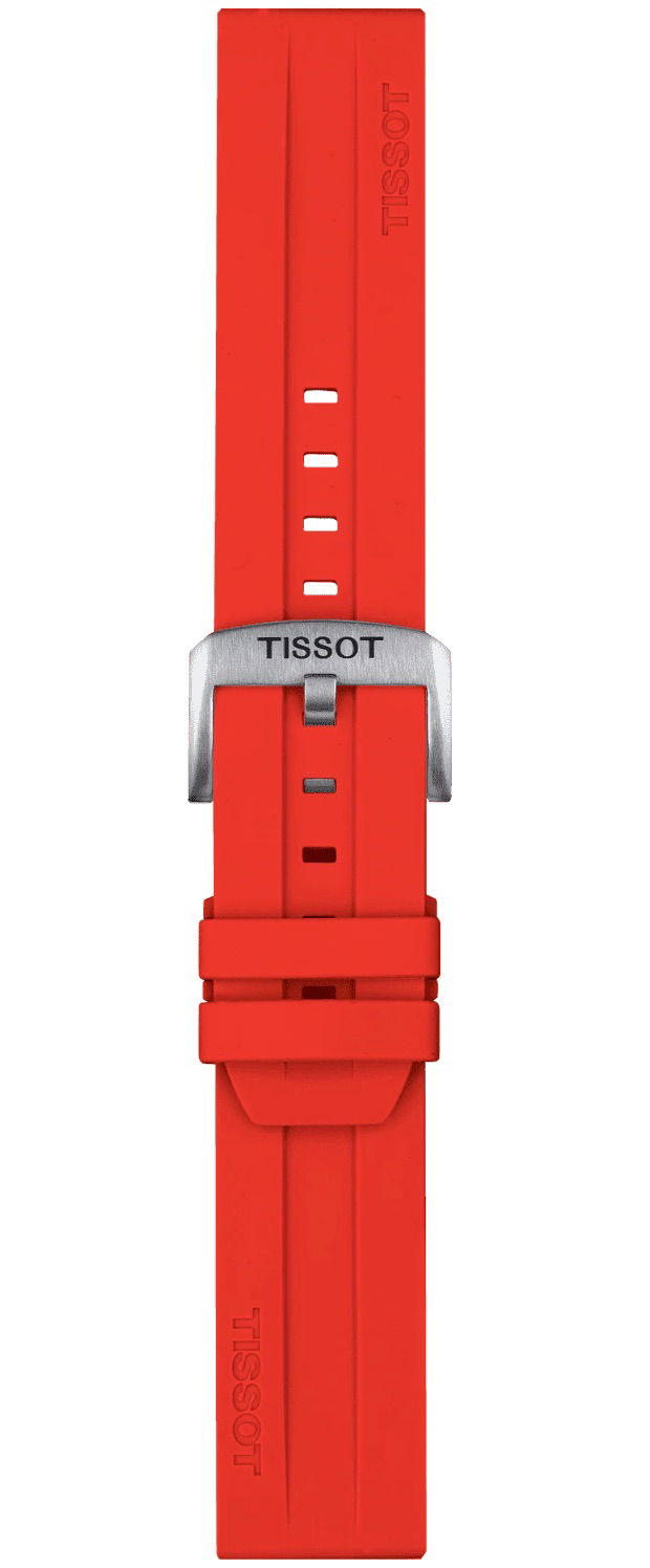 Tissot Orijinal Kırmızı Silikon Kayış (22 mm) T852.047.920