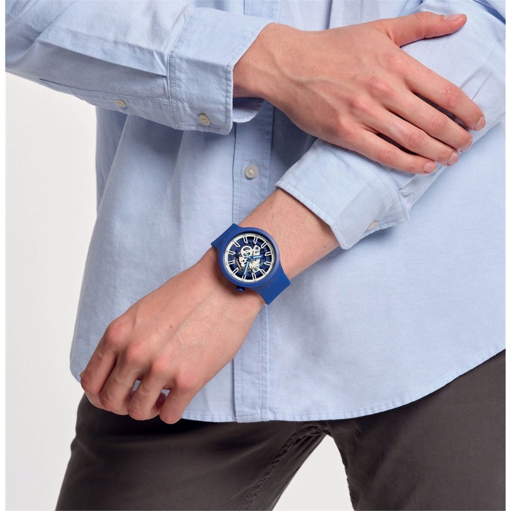 Swatch Sb01n102 ISWATCH BLUE Kol Saati