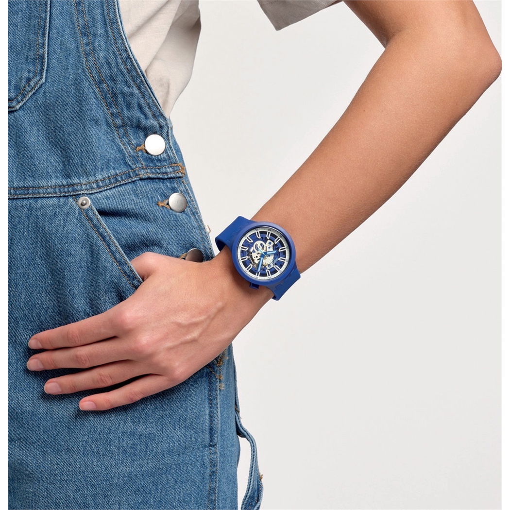 Swatch Sb01n102 ISWATCH BLUE Kol Saati