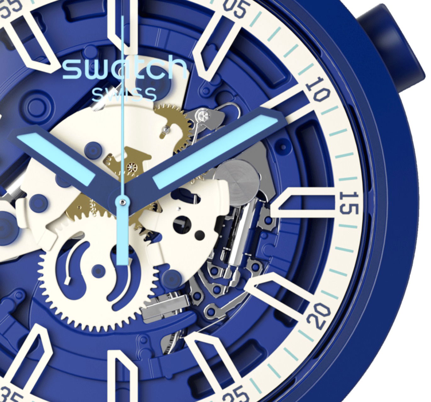 Swatch Sb01n102 Iswatch Blue Erkek Kol Saati