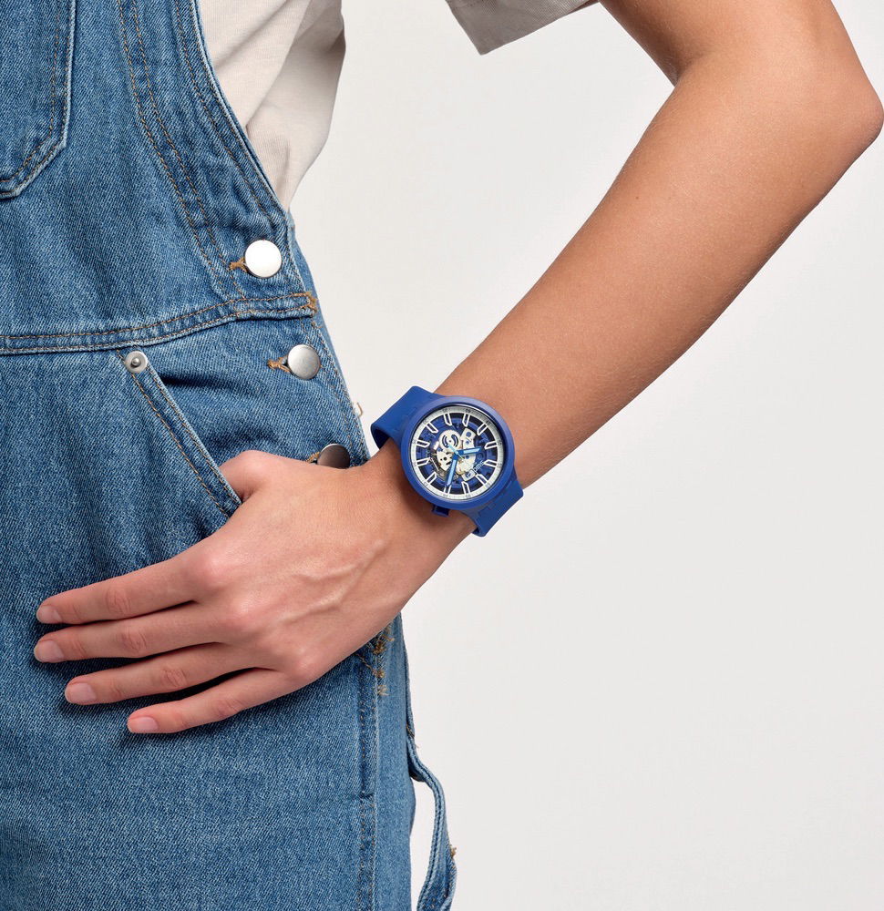 Swatch Sb01n102 Iswatch Blue Erkek Kol Saati